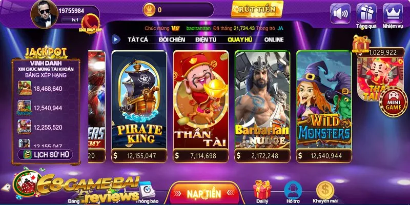 Máy đánh bạc xếp hạng Lucky88: Nạp 20, thắng 100 - Lucky88